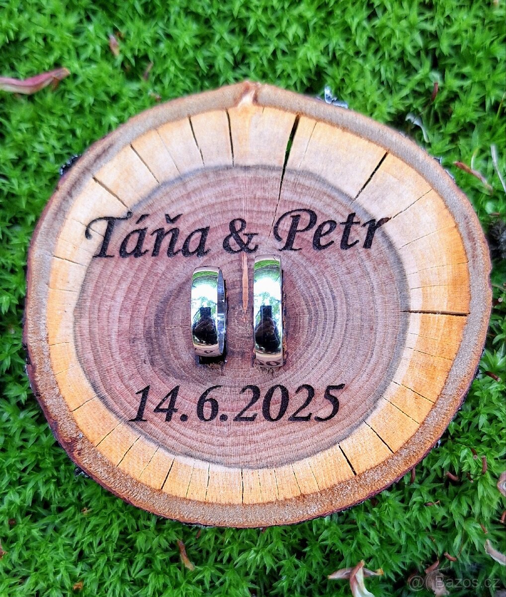 Dřevěné svatební dekorace - 8