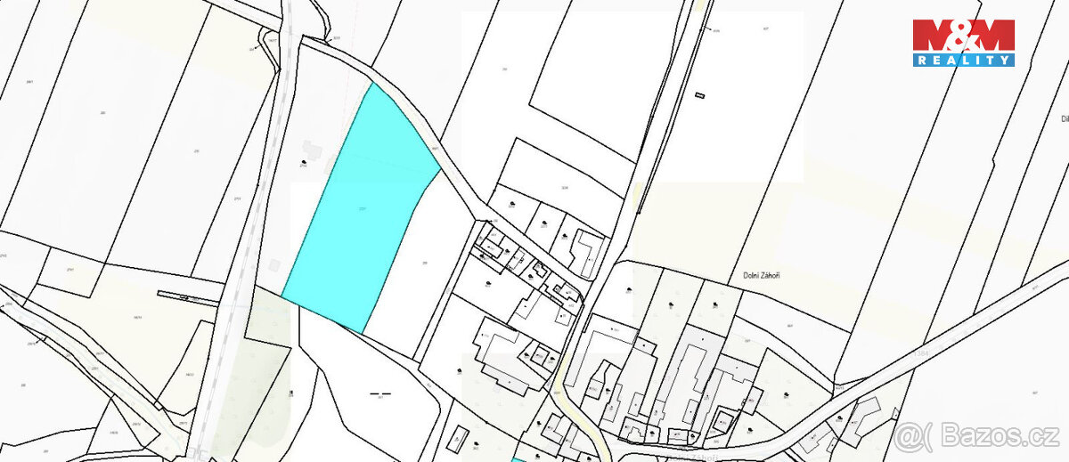 Prodej pozemku k bydlení, 10 988 m², Záhoří u Písku - 8