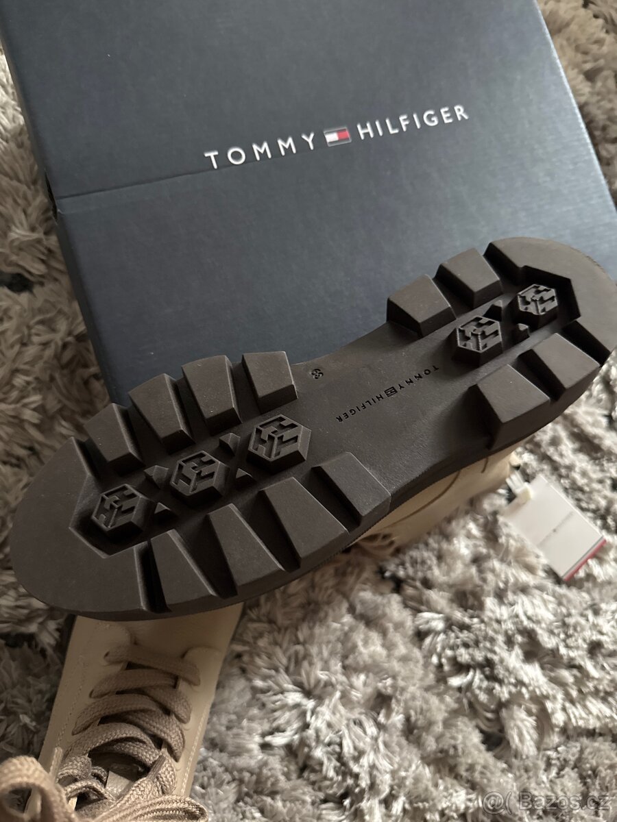 kožené značkové boty Tommy Hilfiger vel 39, nové - 8