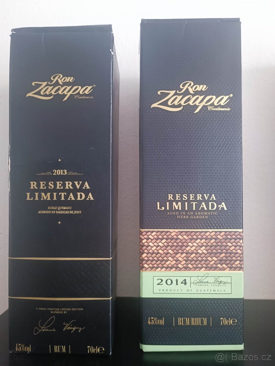 Zacapa Reserva Limitada 2013 2014 - dohromady - 8