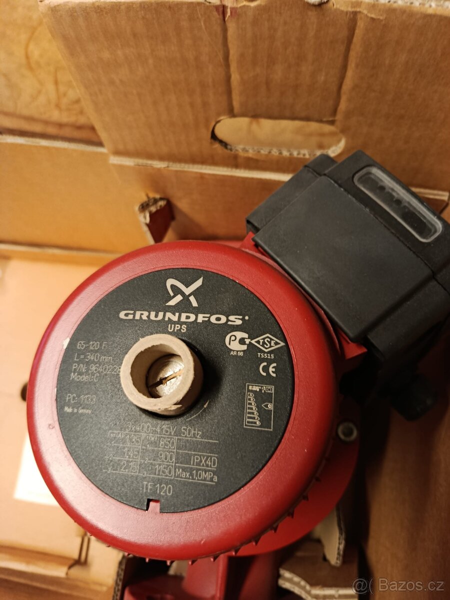 Prodám čerpadlo GRUNDFOS UPS 65-120F 340 MODEL C - 8