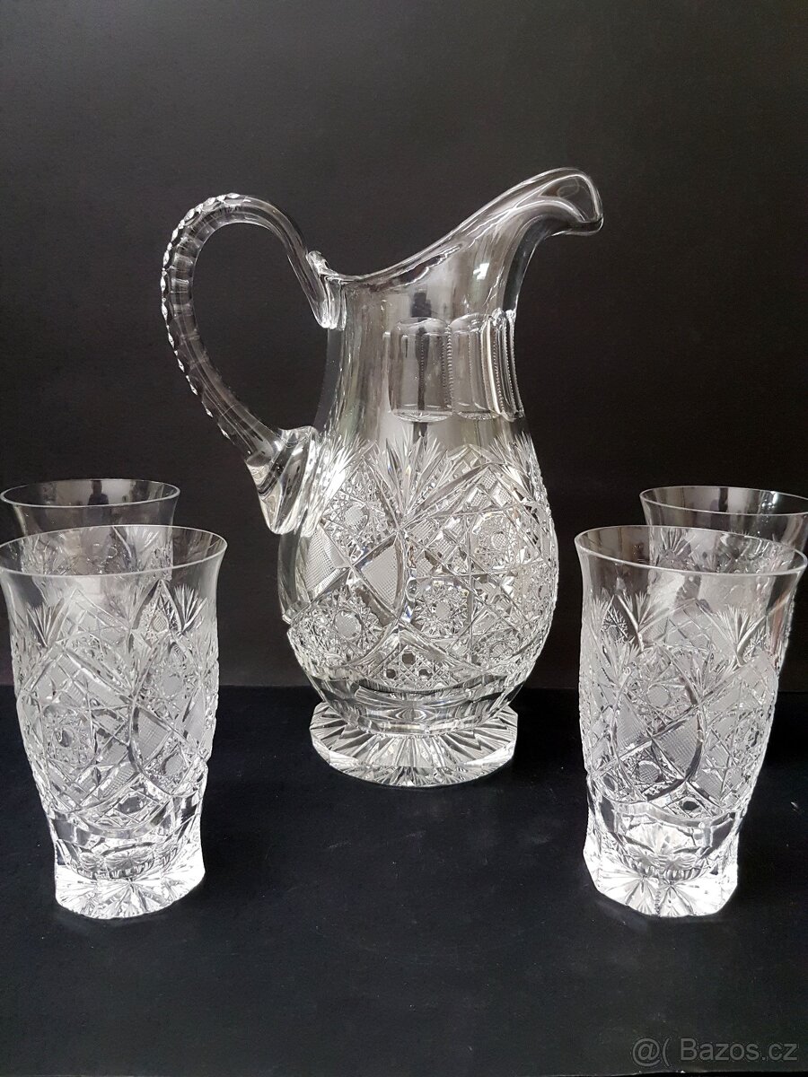 Karafa a 4x sklenice - 8