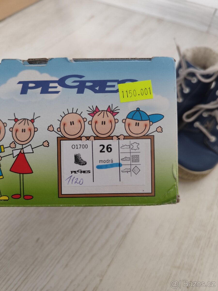 Boty Pegres vel. 26. Modré. - 8