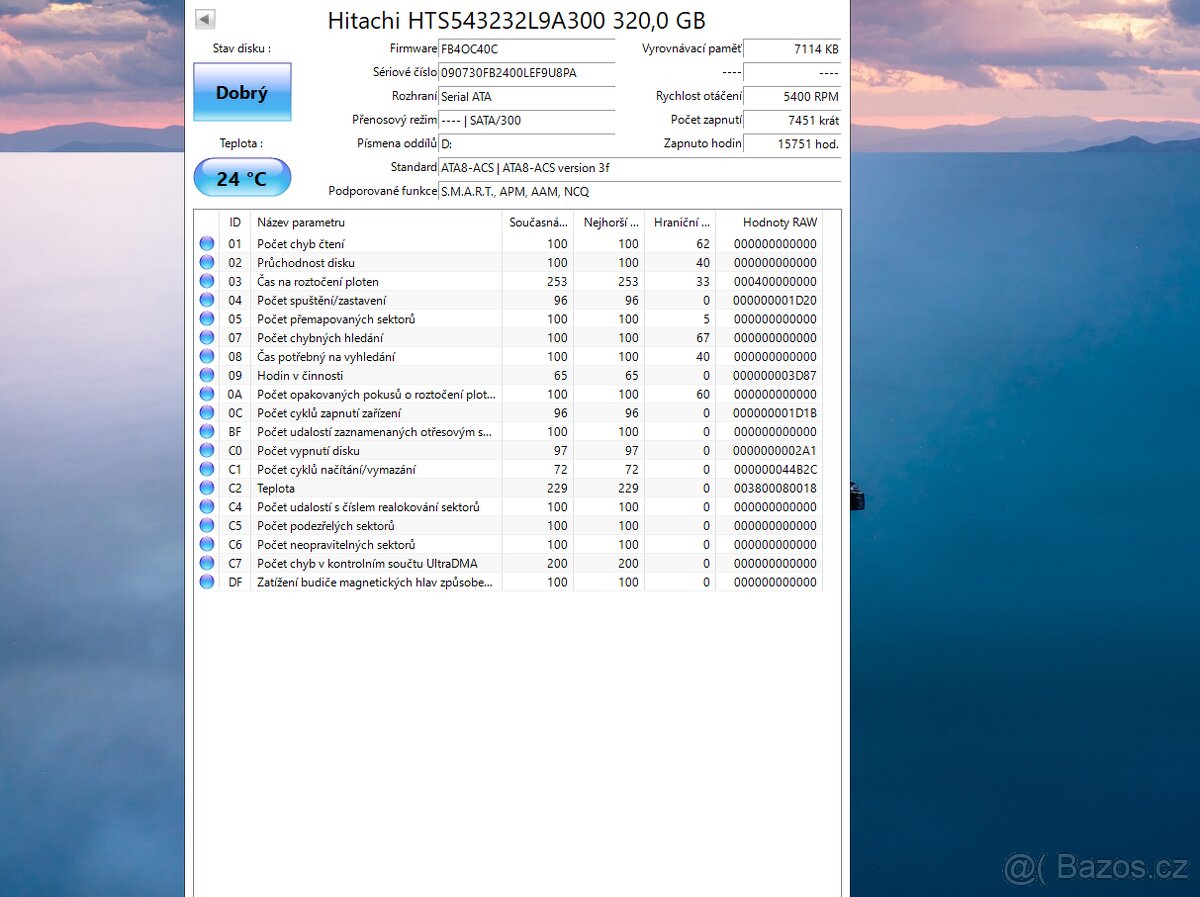 5x 320gb sata hdd do bez vadných sektorů - 8