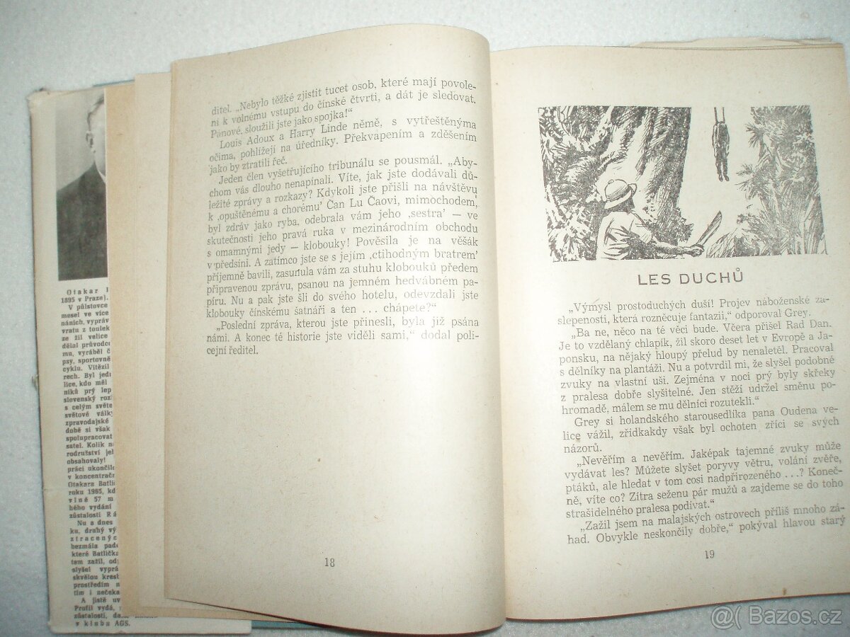 stará kniha Tábor ztracených O. Batlička-1.vydání 1970 - 8