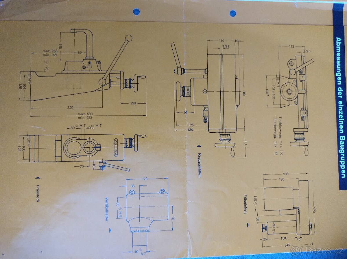 Hodinarska frezka Vollma JK2 - 8