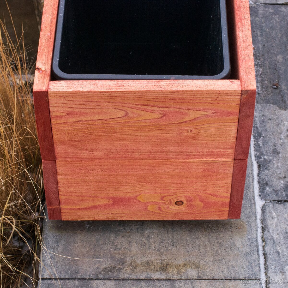 Dřevěné truhlíky na terasu - mahagon - 8
