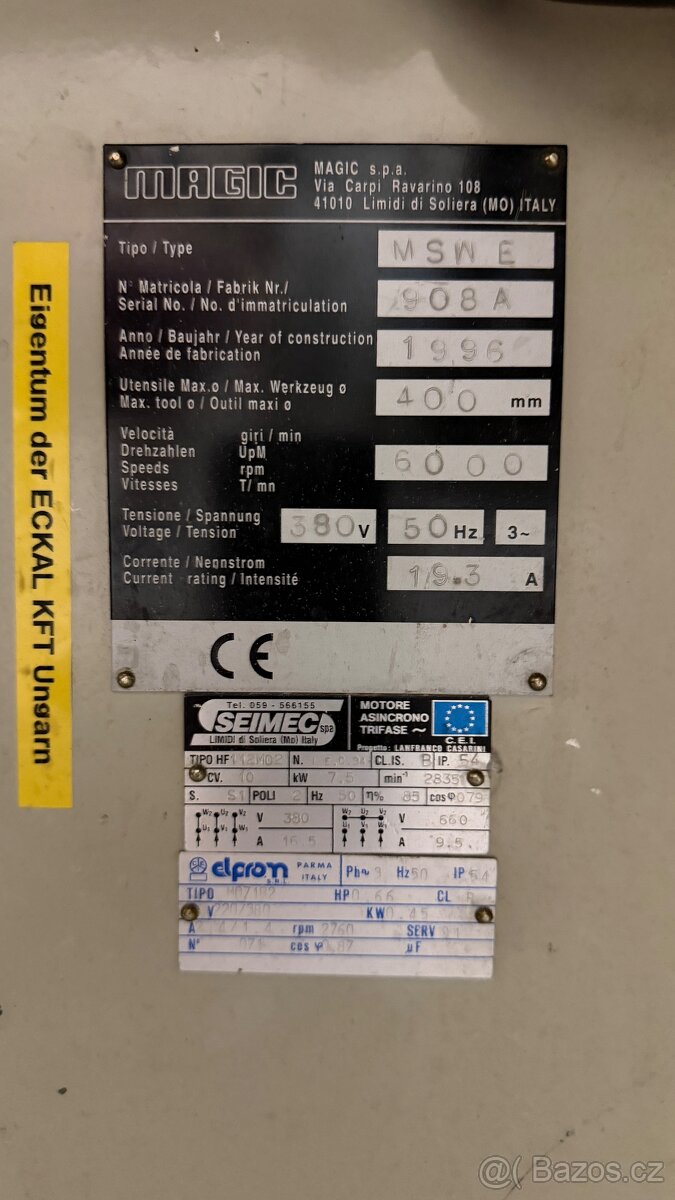 Formátovací pila Magic MSW - 8