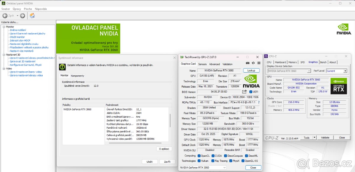 Herní počítač POLARIS (RYZEN 7|RTX 3060 12GB|32GB RAM|WIFI) - 8