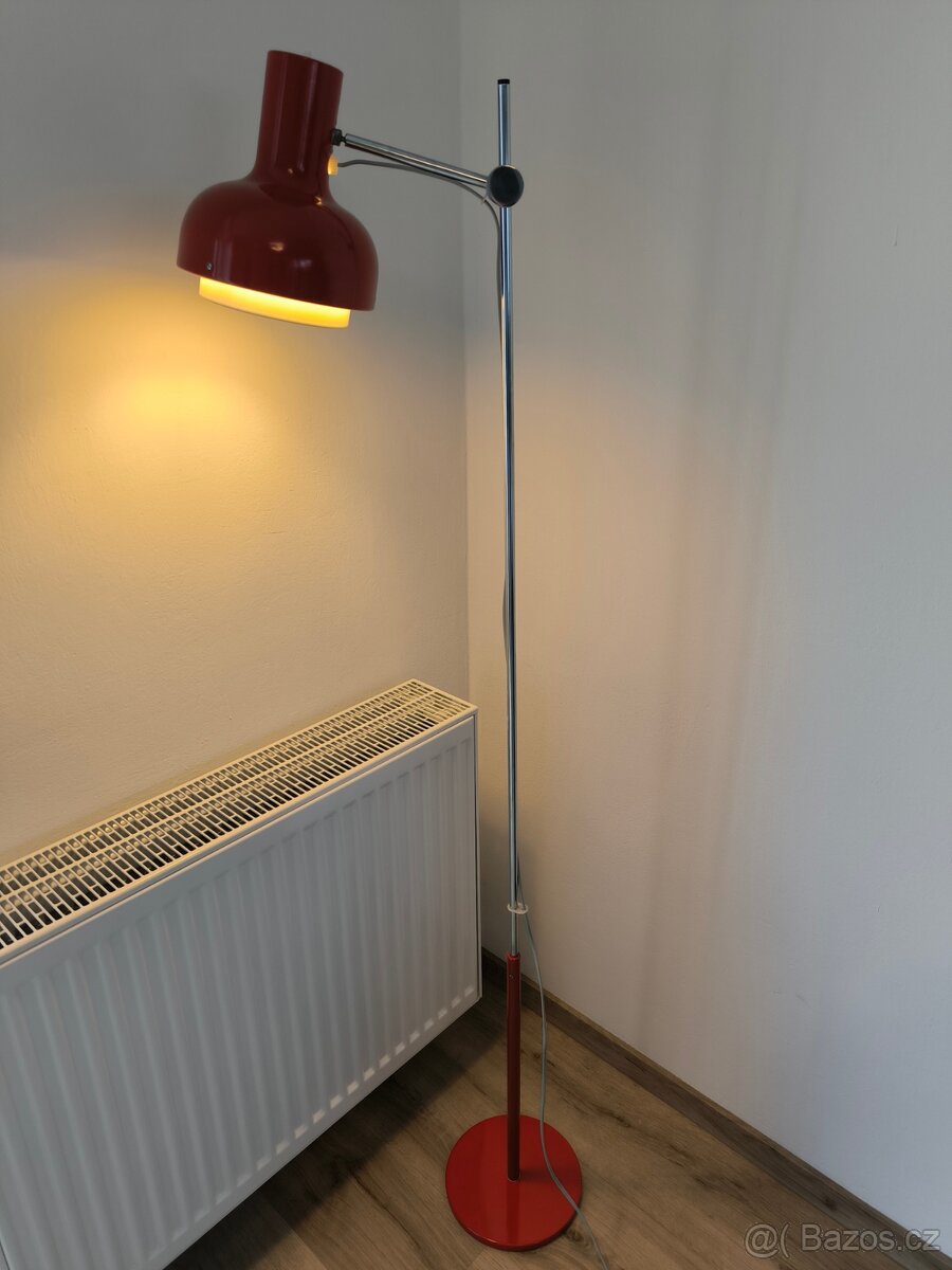 Retro stojací lampa Napako, Josef Hůrka - 70. léta - 8