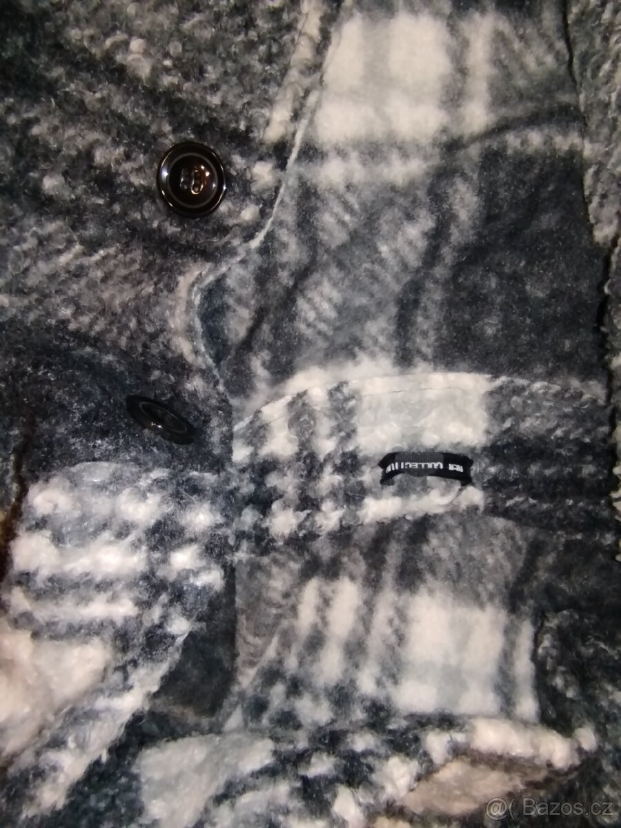 Nová velurovà dámská vesta a košíkové kabáty s kapucí - 8