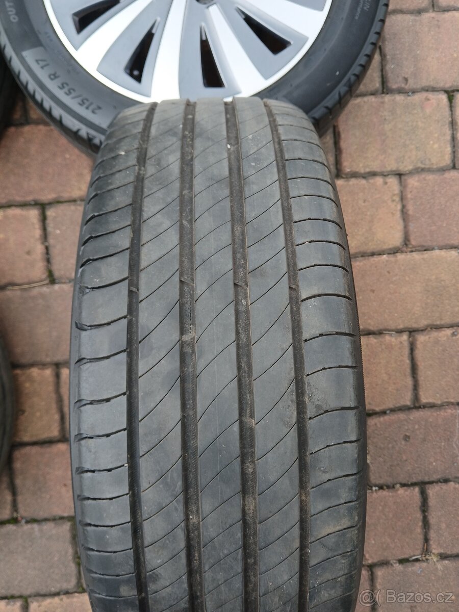 ALU kola,sada, originál Škoda DRAKON,215/55 R17,5x112,TOP - 8