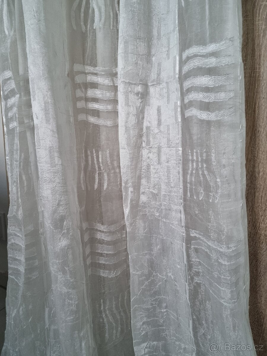 Záclony odstín světlý banán ???? - 8