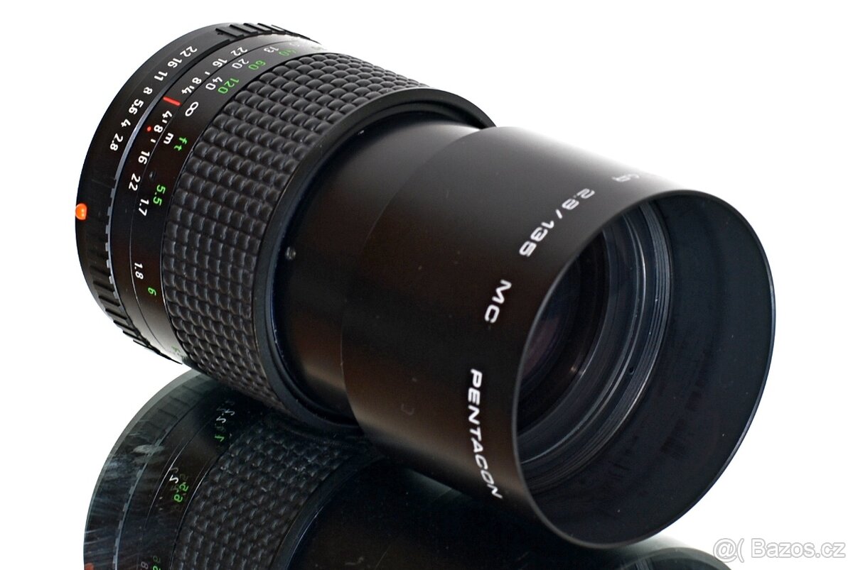 Prakticar B MC 2,8/135mm Pentacon TOP STAV - 8