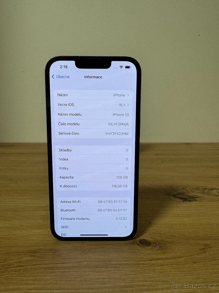 Apple Iphone 13, Midnight 128 Gb, 85% Batéria - 8