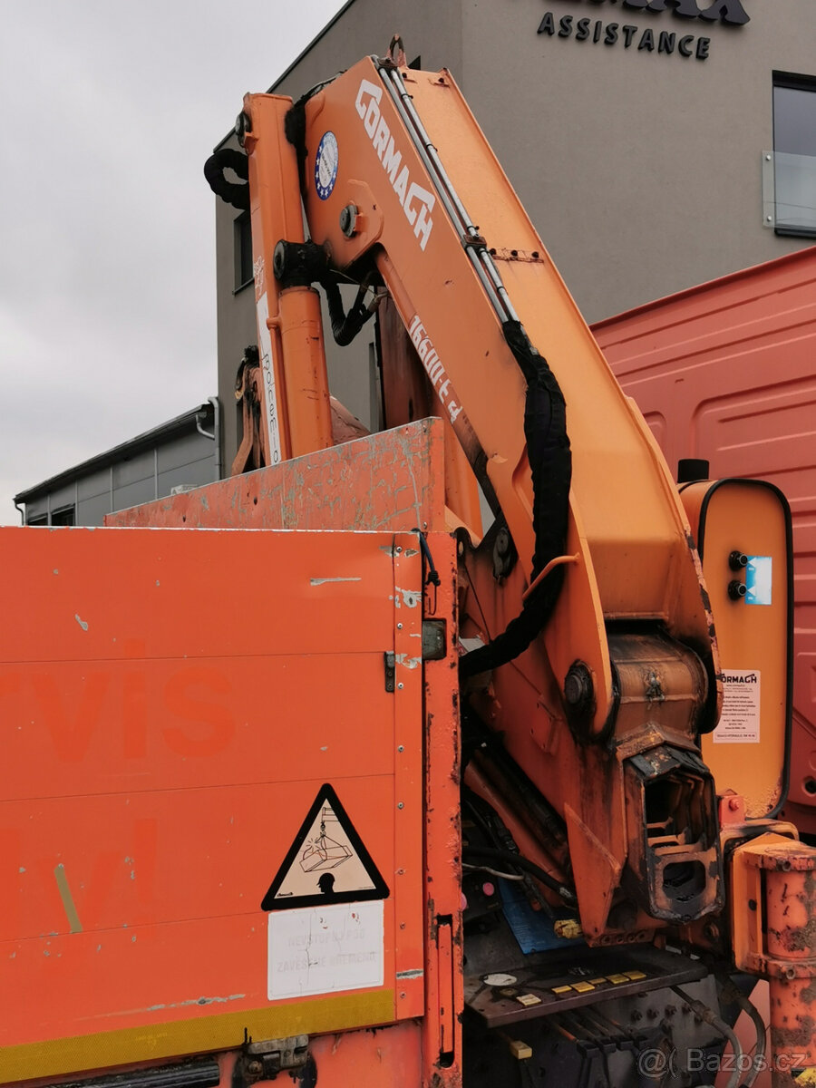 Prodám MERCEDES-BENZ AXOR 2533 L 6X2 E4 valník s hydr. rukou - 8