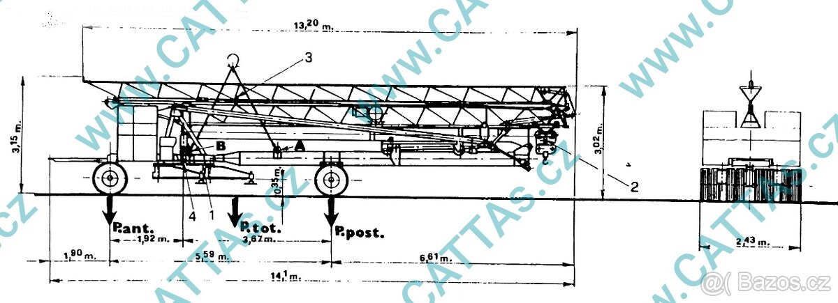 Stavební jeřáb Edilgru T 23 PRONÁJEM - 8