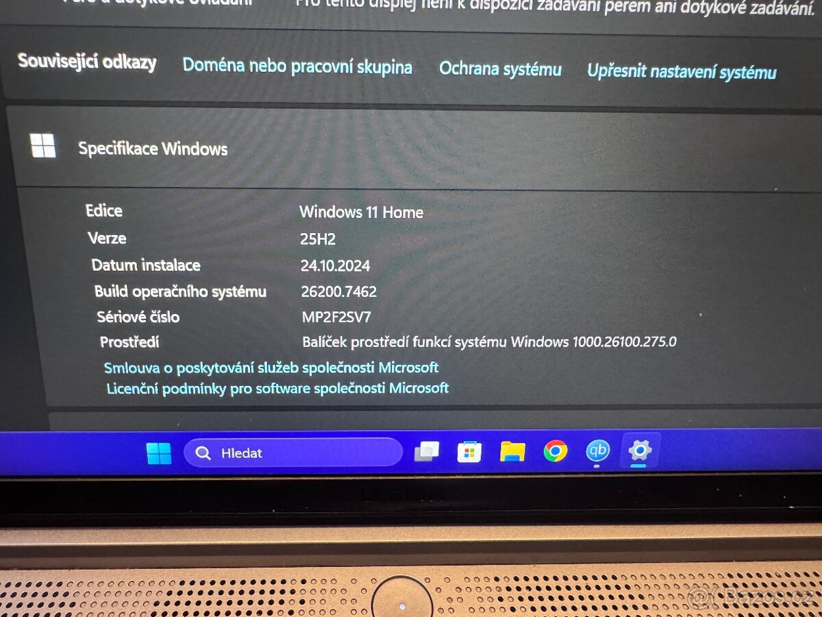 Lenovo Legion Slim 5 16IRH8 Misty Grey kovový - 8