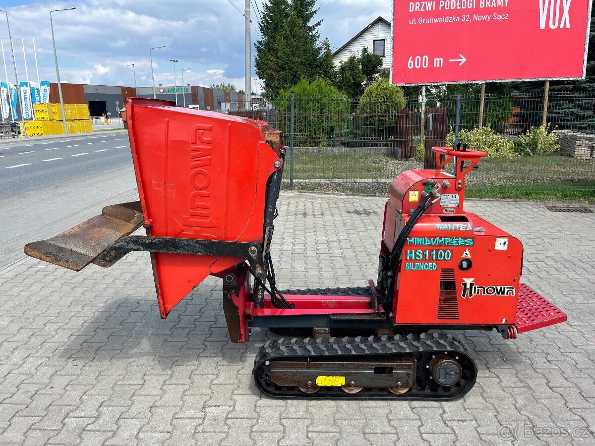 Samonakládací minidumper Hinowa HS1100 AX pásový kolečko - 8