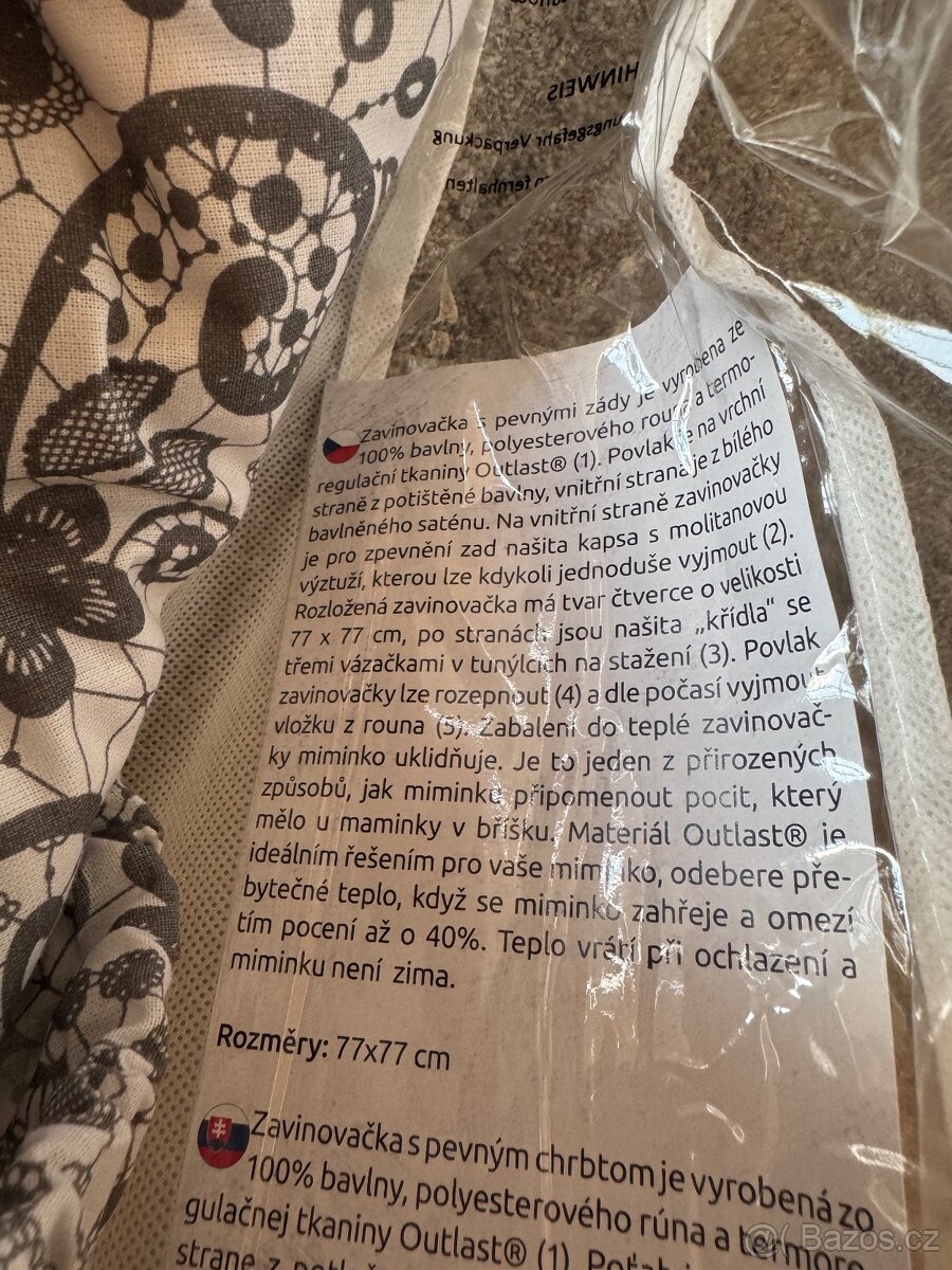 Zavinovačka s pevnými zády Little Angel - 8