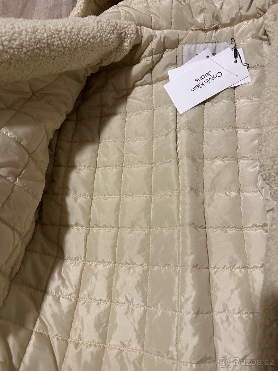 Calvin Klein Jeans teddy fleecova bunda - 8