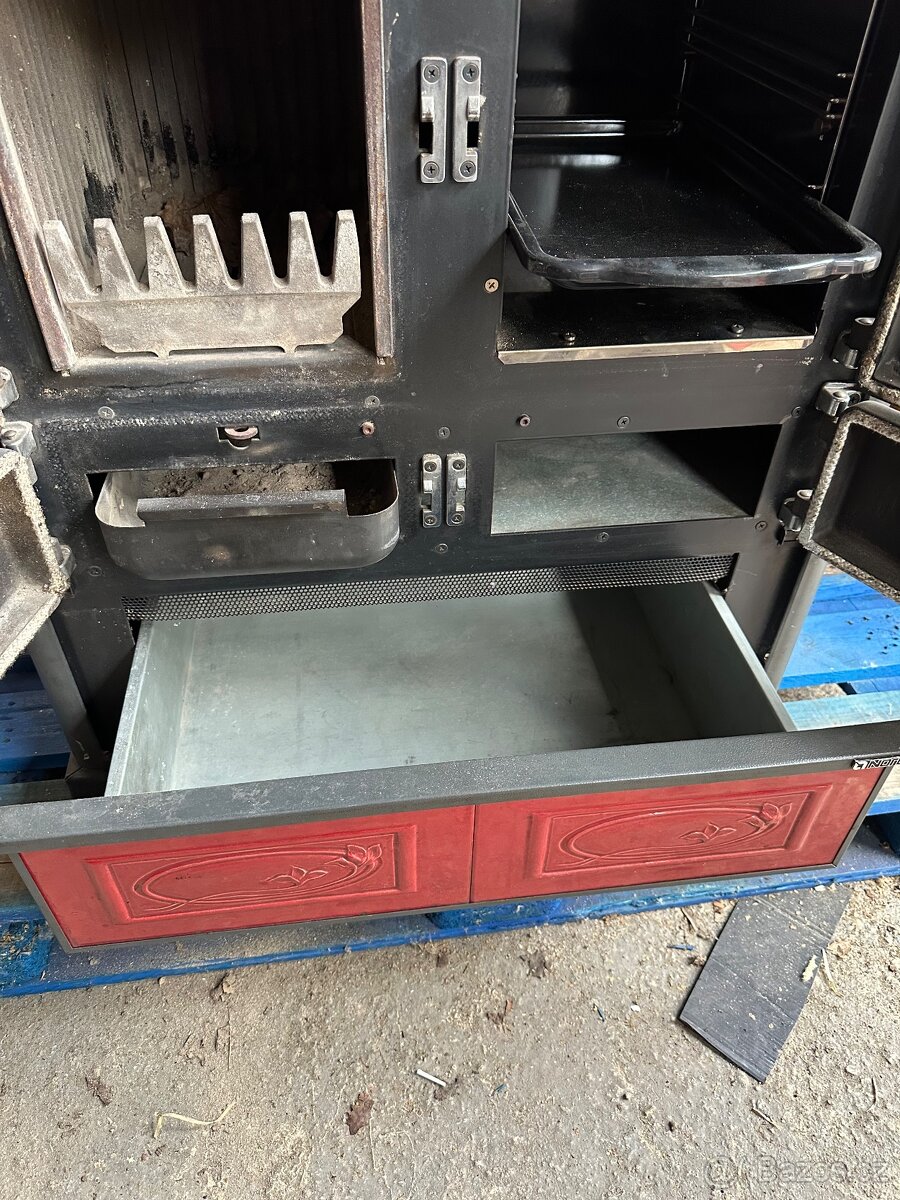 Krbová kamna - sporák a trouba La nordica Rosetta - 8