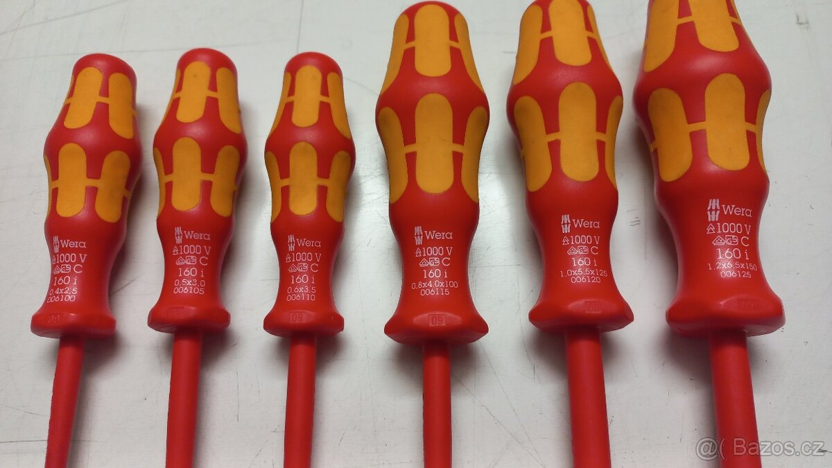 Izolované šroubováky WERA sada 9ks - 8