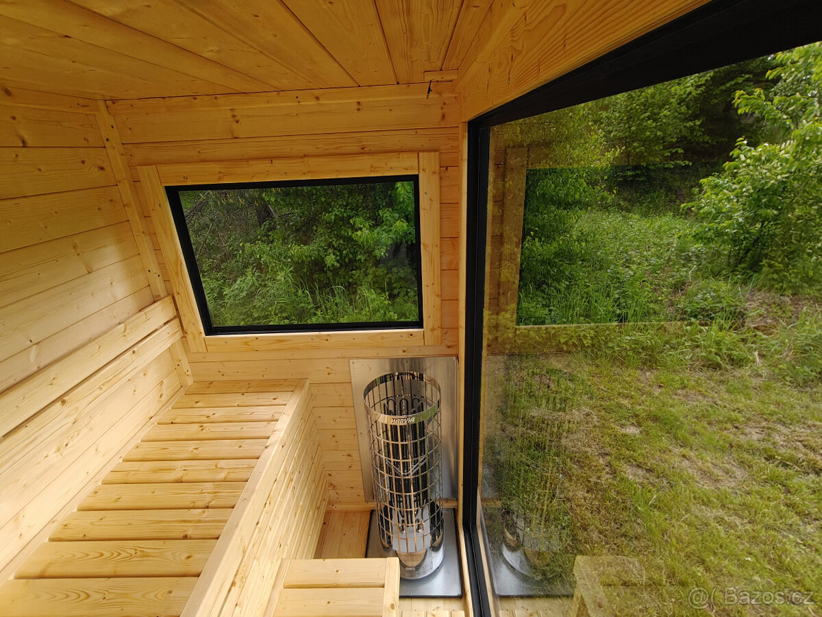 Finská venkovní sauna-Saunový domek Thermowood - 8