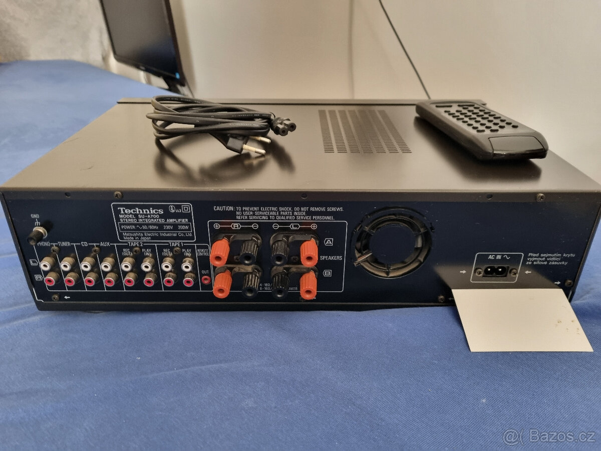 Prémiový zesilovač TECHNICS SU-A700 Stereo - MOS Třída AA - 8