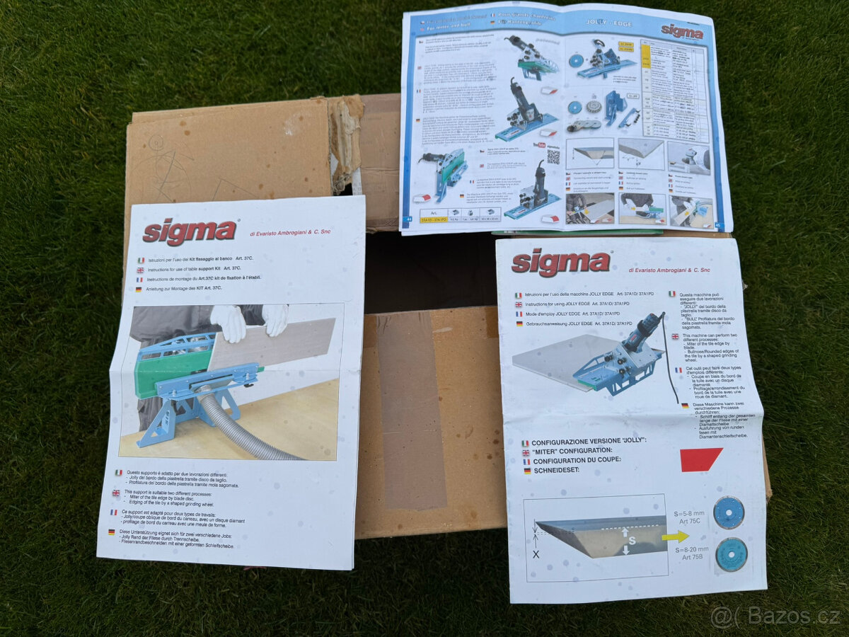 ŘEZAČKA SIGMA NA KAMENICKÉ ROHY JOLLY-EDGE + STOLOVÁ UPEVŇOV - 8