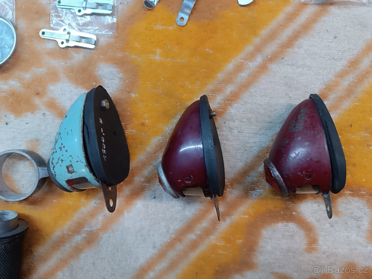 Klakson Jawa,škoda Tudor,gaz,sytič,pastorek náhonu,svetlo - 8