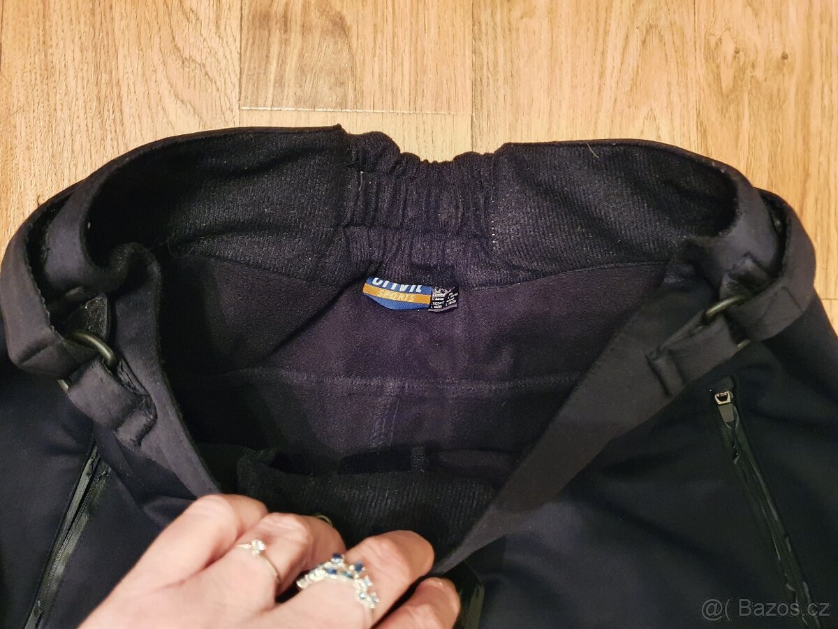 Cerne damske lyzarske kalhoty oteplovaky Crivit L/40 - 8