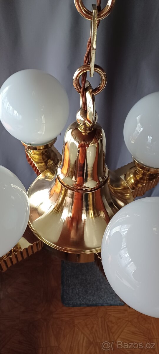 Měšťanský čtyřramenný lustr - 8