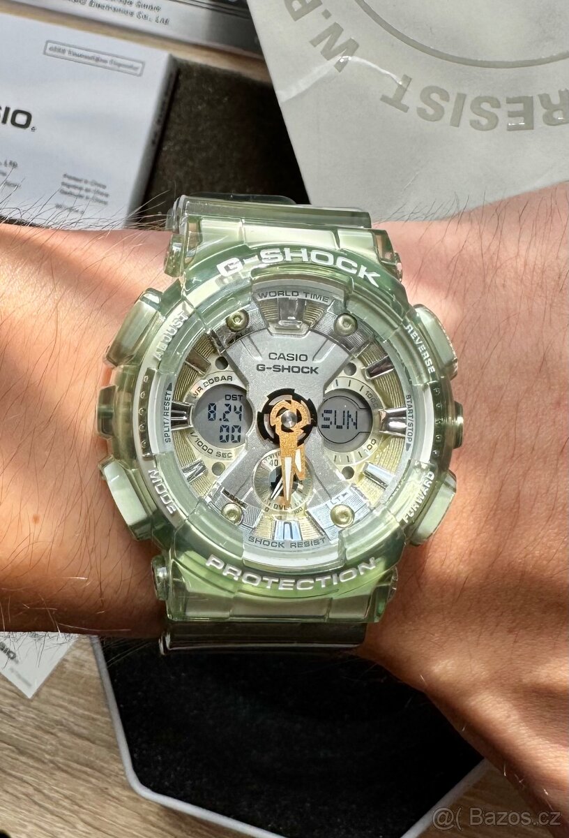 Hodinky Casio G-SHOCK GMA-S120GS-3AER- krásné, nové. - 8