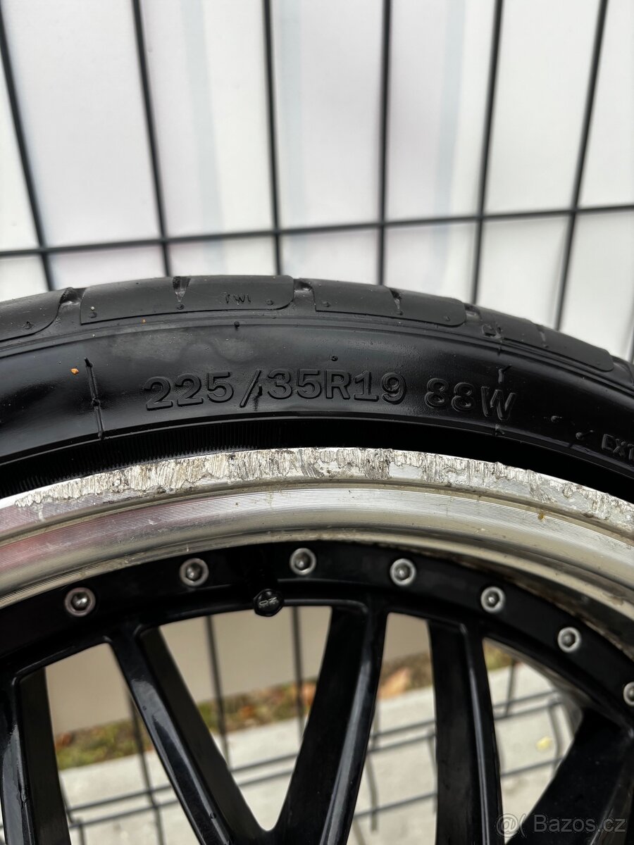 PRODÁM - Alu kola + letní pneu TOMKET Sport 225/35/R19 - 8