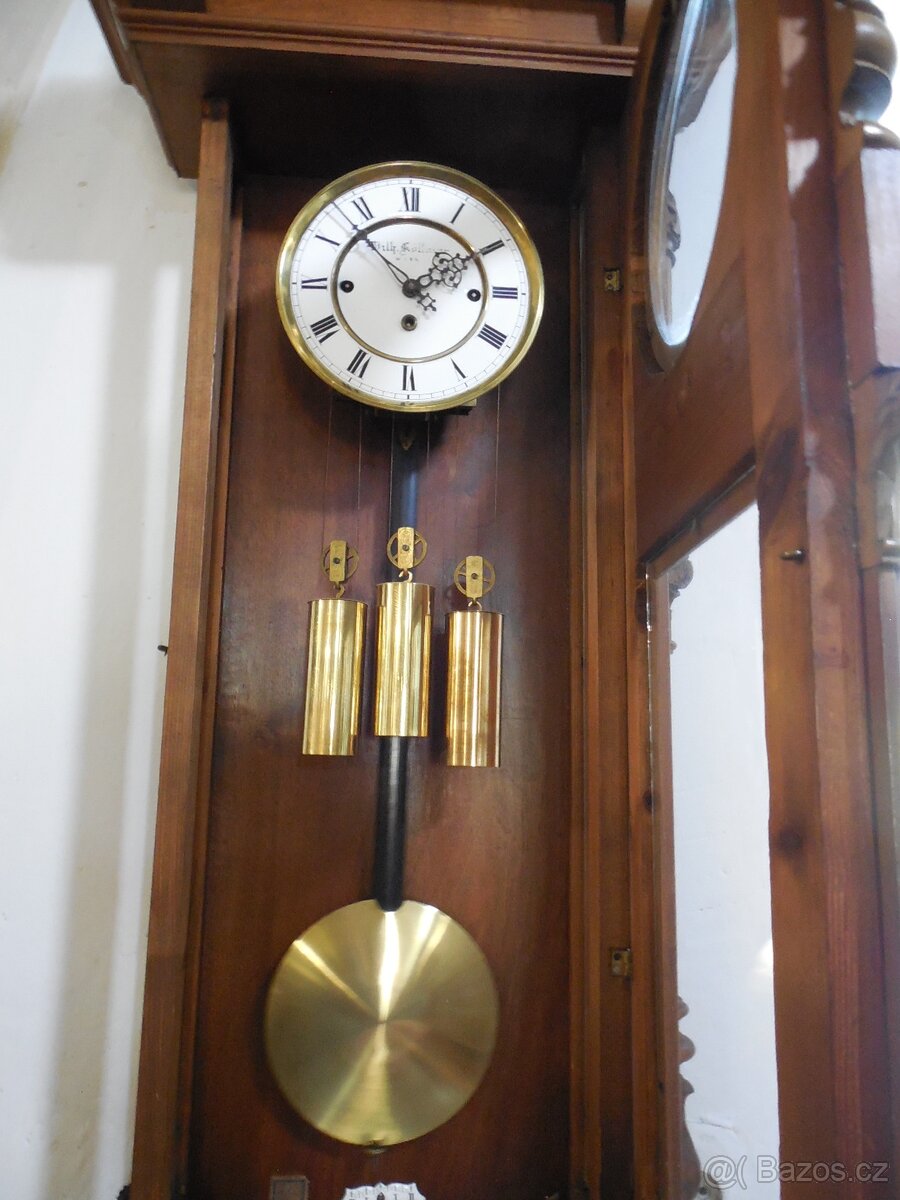 Hodiny čtvrťové pendlovky Wien - 8