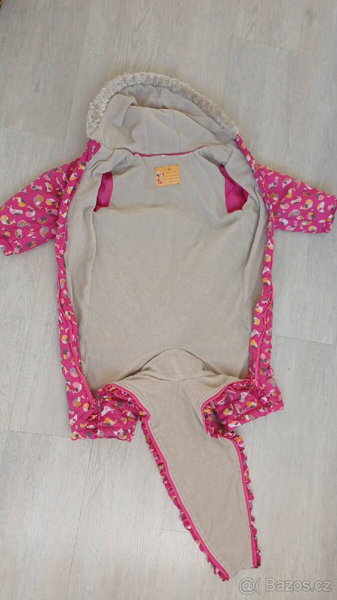 Krásná zimní kombinéza pro holčičku - 8