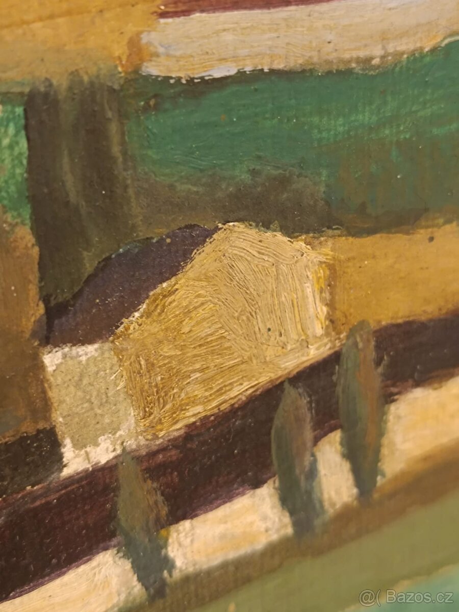 Obraz Rakovník, Karel Kronych, olej plátno 36x48 - 8