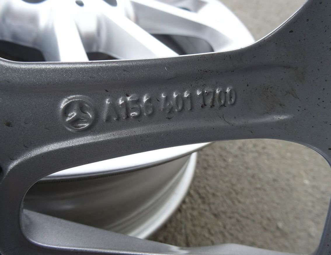 Disky originál Mercedes 17", rozteč 5x112,ET 38, šíře 6,5J - 8