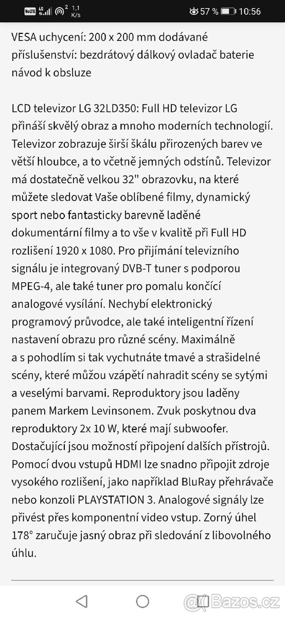 LCD TV LG 32LD350 81 cm - 8