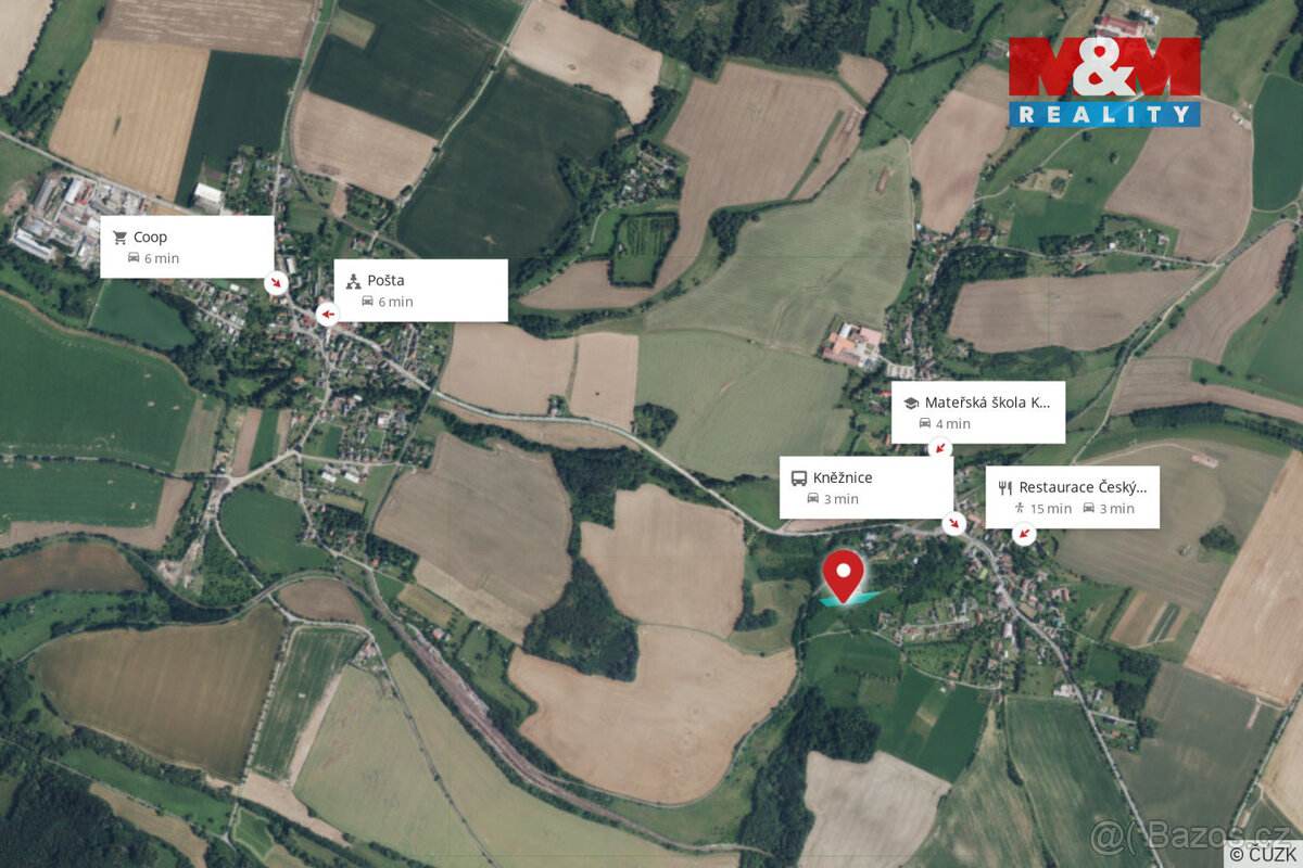 Prodej pozemku k bydlení, 4406 m², Kněžnice - 8