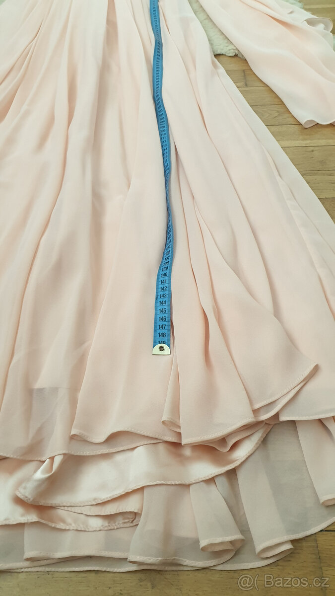 Forever Unique večerní šaty s vlečkou, 38 (M) - 8