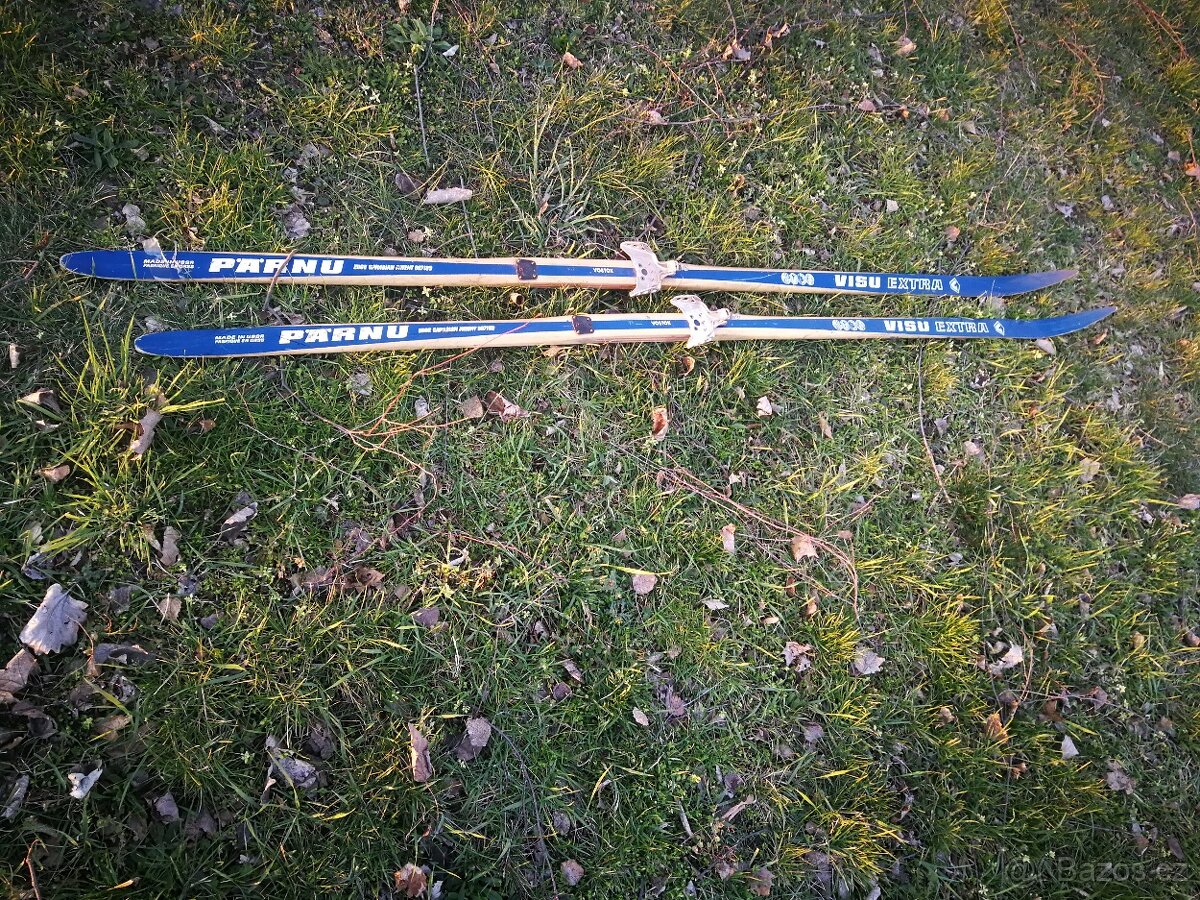 Běžky 180-210cm, hůlky, vázání 75mm Nordic Norm - 8