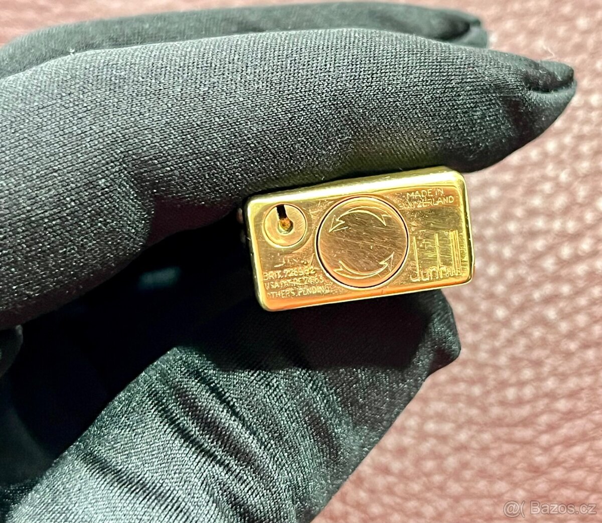 🔥 Dunhill Rollagas Zapalovač 60' léta, vzor Barley 🇨🇭 - 8