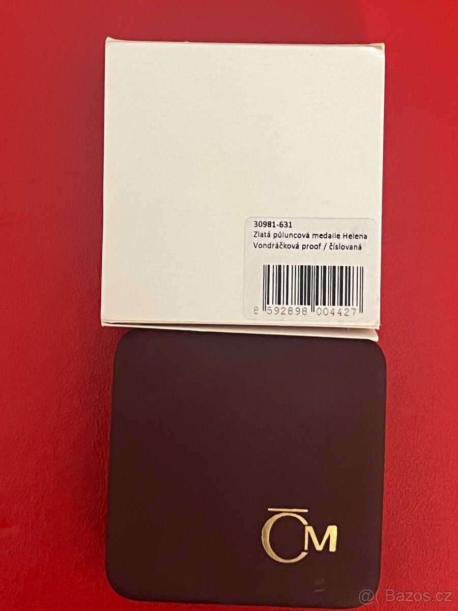 Zlato / zlatá mince zpěvačka Helena Vondráčková - 8