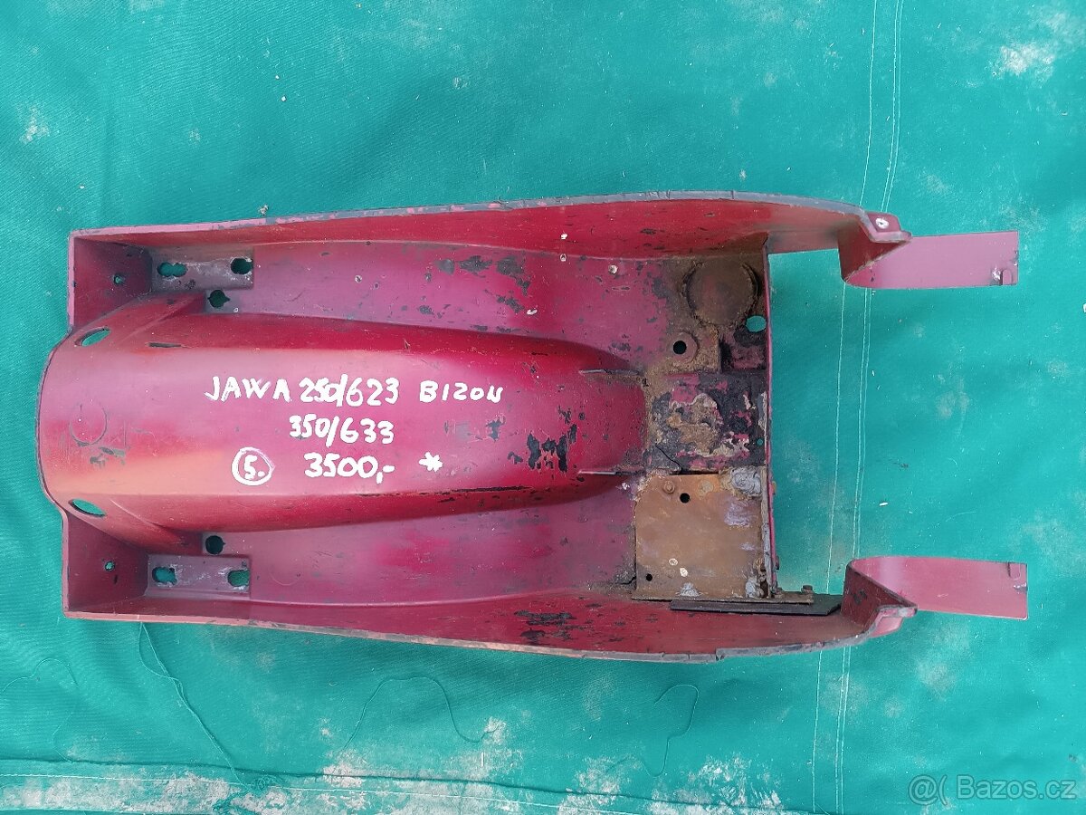 Zadní blatník Jawa kyvacka,panelka,čz,manet, Egypťan,bizon,p - 8