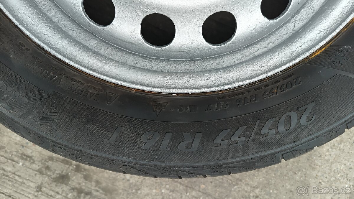Mercedes Vito sada kol 6Jx16 ET54 205/55 R16 M+S - 8