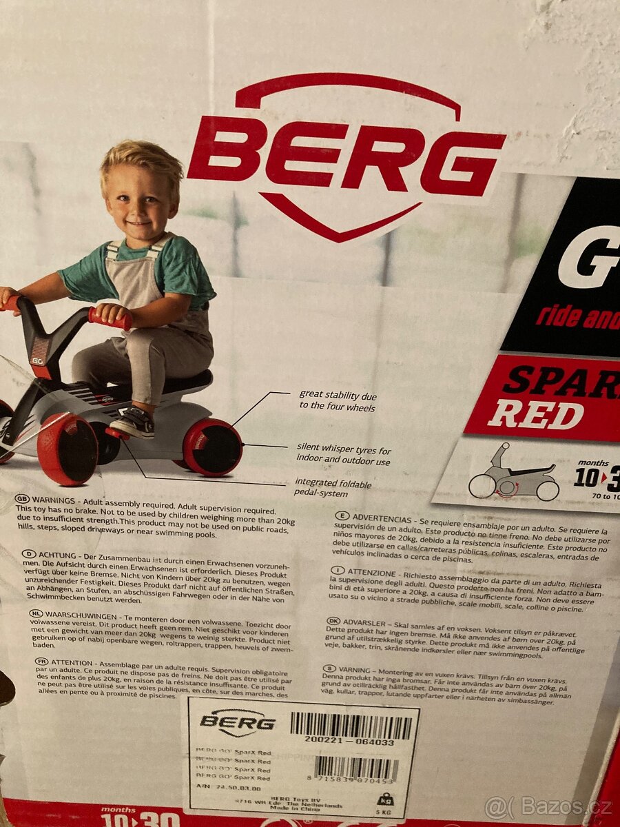 Odrážedlo šlapadlo Berg - 8