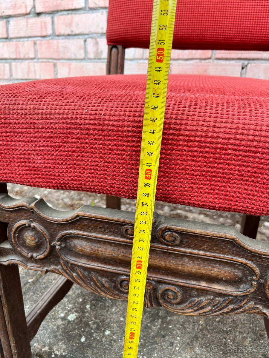 Starožitný nábytek - židle (4 ks) - 8