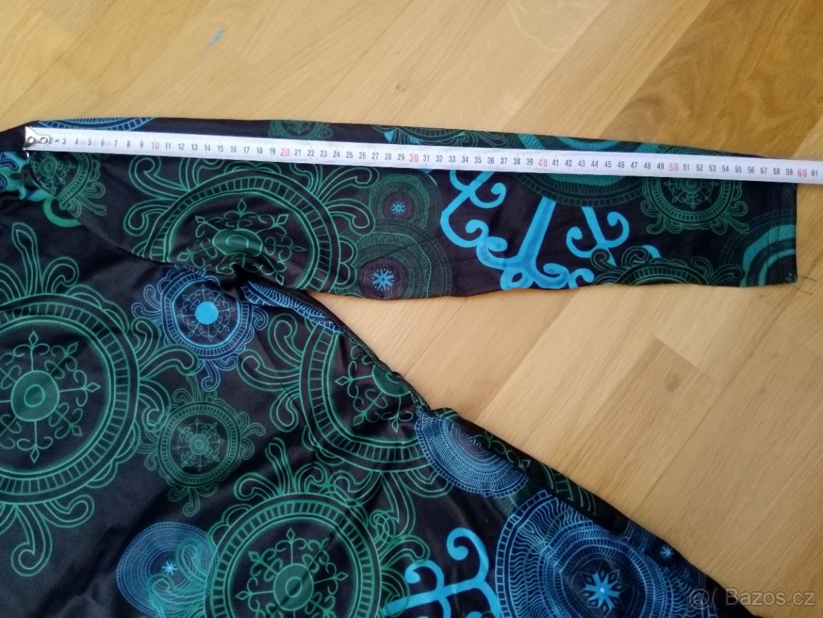 Dámské šaty s kapsami, zelená kola - 8